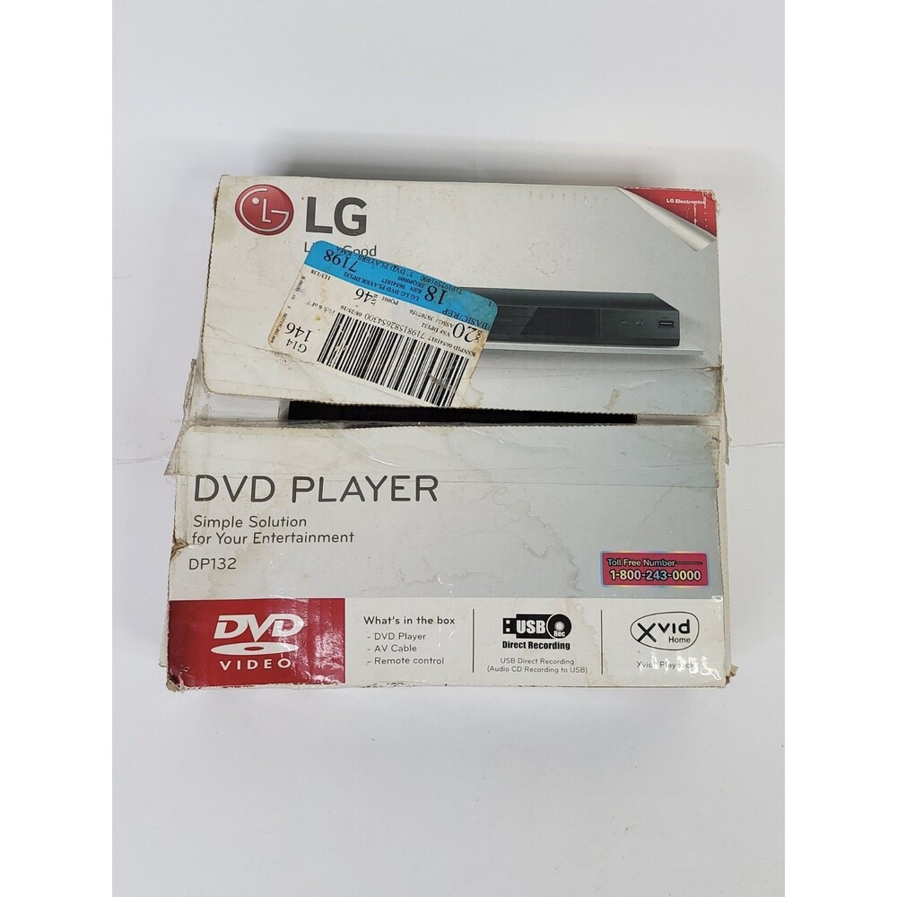 LG DP122 DVD/CD Player With Box - Picture 8 of 16